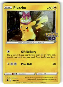 Pikachu Promo SWSH: Sword & Shield Promo Cards SWSH234 LP - Image 1