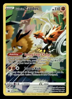 Galarian Zapdos Promo SWSH: Sword & Shield Promo Cards SWSH283 LP - Image 1