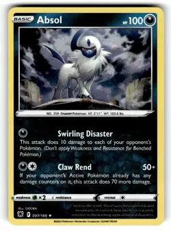 Absol - (Cosmos Holo) Rare Miscellaneous Cards & Products 097/189 LP - Image 1