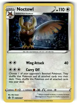 Noctowl - Promo SWSH: Sword & Shield Promo Cards SWSH027 LP - Image 1