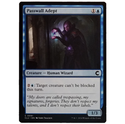 x4 Passwall Adept CLU MTG M/NM Playset Common Blue Creature Human Wizard TCG CCG - Image 1