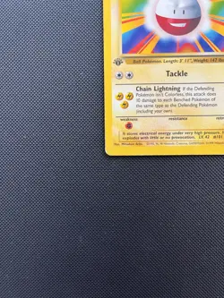 Electrode 18/64 1st Edition - Base Set Error Card Misprint (HP) - Image 5