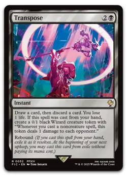 Transpose #52 (NM) Final Fantasy FIC Magic MTG - Image 1