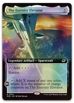 The Eternity Elevator (Extended Art) #354 (Foil) NM Edge of Eternities Magic MTG - Image 1