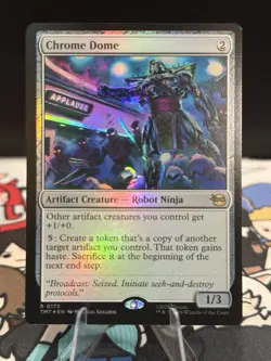 MTG: TMNT - Chrome Dome Foil R 0172 - Image 1