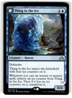 Thing in the Ice R Shadows over Innistrad 92 NM - Image 1