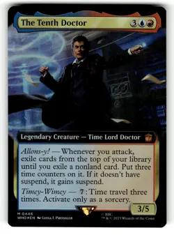 The Tenth Doctor (Extended Art) M Universes Beyond: Doctor Who 446 NM - Image 1