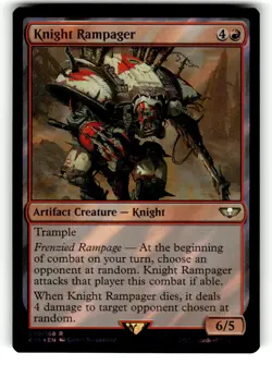 Knight Rampager (Surge Foil) R Universes Beyond: Warhammer 40,000 80 NM - Image 1