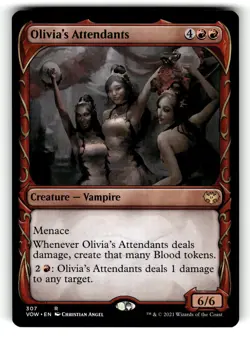 Olivia's Attendants (Showcase) R Innistrad: Crimson Vow 307 NM - Image 1