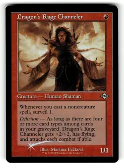 Dragon's Rage Channeler (Retro Frame) U Modern Horizons 2 9 NM - Image 1
