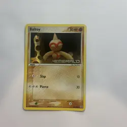 Pokemon TCG Baltoy EX Emerald 43/106 Reverse Holo Common NM HOLO - Image 1