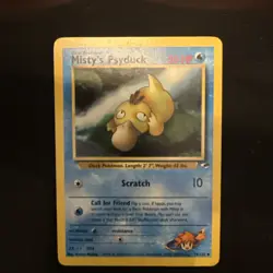 Pokemon TCG Misty's Psyduck Gym Heroes 54/132 Regular MP - Image 1