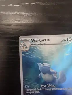 Pokemon TCG Wartortle Scarlet Violet-151 171/165 Holo Illustration Rare - Image 2