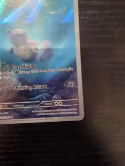 Pokemon TCG Wartortle Scarlet Violet-151 171/165 Holo Illustration Rare - Image 4