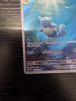 Pokemon TCG Wartortle Scarlet Violet-151 171/165 Holo Illustration Rare - Image 5