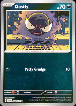 Gastly 54/94 Reverse Holo Phantasmal Flames - Pokemon TCG - Mint - Image 1