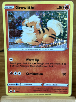 Pokemon TCG Growlithe 4/15 McDonalds Holo LP - Image 1