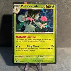 Meowscarada COSMOS HOLO 018/159 Journey Together Pokemon NM - Image 1