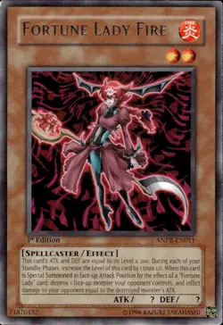 Fortune Lady Fire - ANPR-EN011 -Rare - 1st ed - Yugioh - Image 1