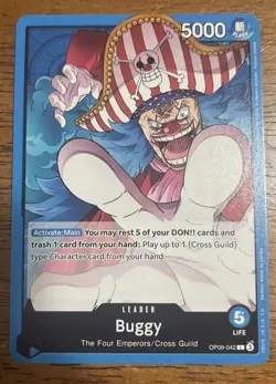 Buggy Leader OP09-042 Emperors in the New World ONE PIECE Card English - Image 1