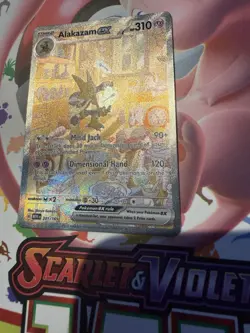 Alakazam 201/165 Sir Scarlet Violet 151 Pokemon TCG Card NM - Image 2