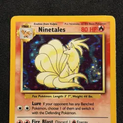 Ninetales 12/102 Pokemon Card TCG Base Set Unlimited Holo Rare - Image 3
