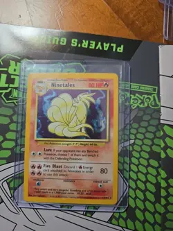 Ninetales 12/102 Holo Rare Raw Pokemon Unlimited Base Set Card LP (#12) - Image 1