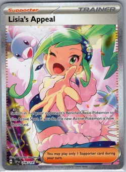 Lisia's Appeal 246/191 SIR SV08: Surging Sparks - Pokemon Card - NM - Image 1