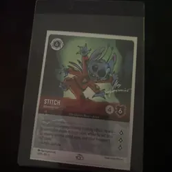 Stitch - Abomination 21 D100 Alternate Art Disney100 Promo Lorcana Card - Image 1