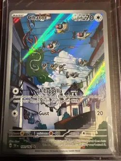 Pokemon TCG Chatot Card 181/162 SV05: Temporal Forces - Image 1