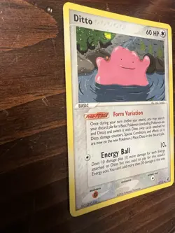 Pokemon TCG Ditto Card 4/112 FireRed & LeafGreen Holo LP - Image 2