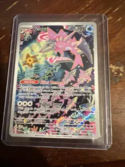 Pokemon TCG Veluza Card 192/182 Paradox Rift Illustration - Image 1