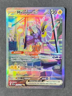 Miraidon ex 244/198 - Scarlet & Violet Base Set SVI Pokemon TCG Card - Image 1