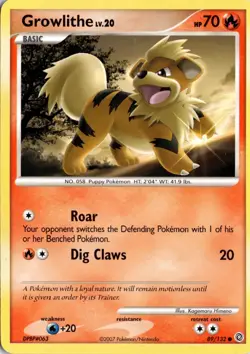 Growlithe 89/132 Secret Wonders Pokemon Card TCG - Image 1