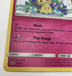 Mimikyu SM163 Holo Pokemon Sun & Moon Team Up Black Star Blister Promo Card - Image 3