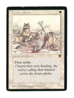 Tundra Wolves - Magic the Gathering MTG - Legends MP - Image 1