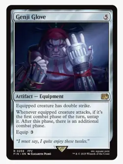 MTG Genji Glove Regular Final Fantasy Magic The Gathering NM!!! - Image 1