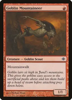 Goblin Mountaineer | #102 | ALA | MTG | Regular | LP - Image 1