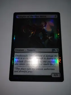 1 x Vampire of the Dire Moon - Foil - Core Set 2020 - NM-Mint MTG FREE SHIPPING - Image 1