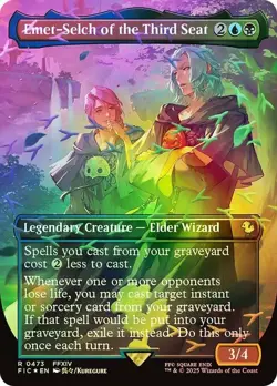 Emet-Selch of the Third Seat Chocobo Track Foil Final Fantasy MTG NM - Image 1