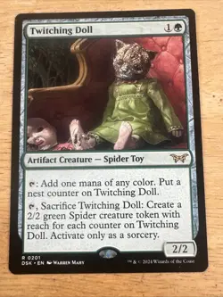 x1 Twitching Doll DSK Duskmourn MTG 201 RARE M/NM 1x - Image 1