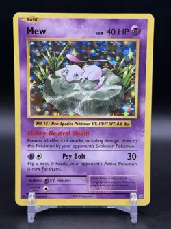 Pokemon 2016 XY Evolutions Mew 53/108 Holo Rare English NM- - Image 1