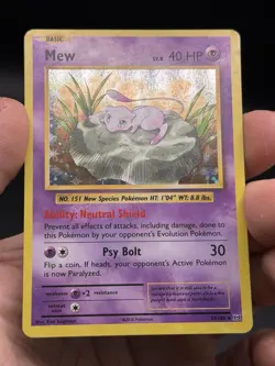 Pokemon 2016 XY Evolutions Mew 53/108 Holo Rare English NM- - Image 3