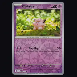 Clefairy 081/197 Obsidian Flames Reverse Holo Yuka Morii Pokemon TCG NM - Image 1