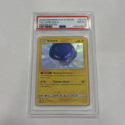 Pokemon TCG Voltorb SV13/SV94 Hidden Fates Shiny Vault Holo Shiny Rare PSA 8 - Image 1