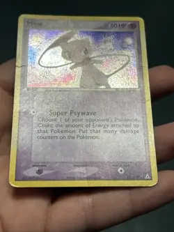 Pokemon TCG EX Holon Phantoms Mew #111/110 Secret Rare Holo 2006- DMG - Image 5