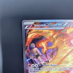 Pokemon TCG Team Rocket's Moltres 229/182 SIR Destined Rivals NM - Image 4