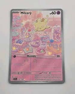 Milcery 152/142 Pokemon TCG Stellar Crown Illustration Rare Holo - Image 1