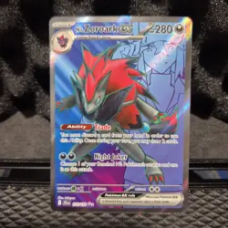 Pokemon Journey Together N's Zoroark ex Full Art 175/159 - Image 1