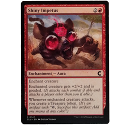 x4 Shiny Impetus CLU MTG M/NM Playset Common Red Enchantment Aura Ravnica: Clue - Image 1